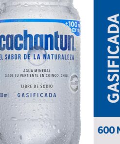 Agua mineral Cachantun con gas 600 m
